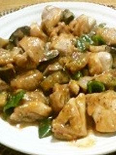 鶏肉とナス・ピーマンの味噌炒め煮-レシピのメイン写真