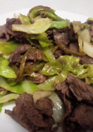 ☆麗しの♪牛肉とキャベツの炒め物☆-レシピのメイン写真