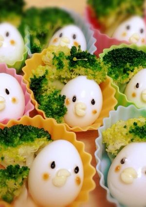 お弁当に☆可愛いうずらの小鳥（ひよこ）♡-レシピのメイン写真