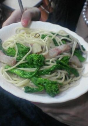 菜の花とグァンチャーレのパスタ-レシピのメイン写真