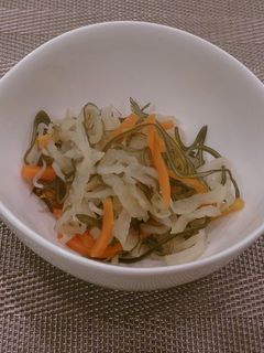 切干大根の酢の物-レシピのメイン写真