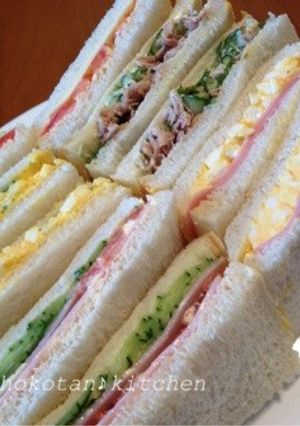簡単☆サンドイッチ♪ささっと5種-レシピのメイン写真