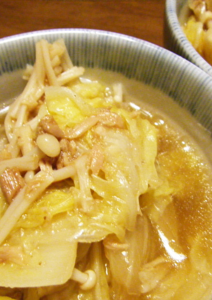 白菜とえのき❀ツナ煮-レシピのメイン写真