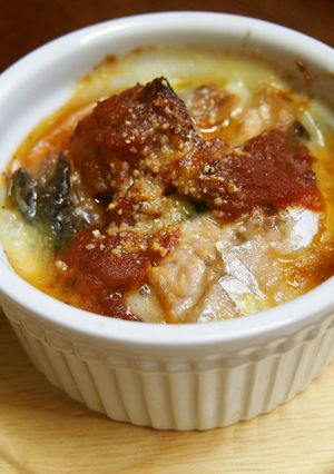 ☆鯖とトマトソースのココットカマン☆-レシピのメイン写真