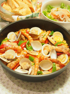 【スペイン料理】我が家のパエジャ-レシピのメイン写真