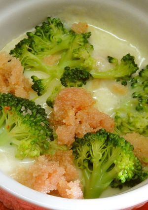 明太子とブロッコリーのココットカマン-レシピのメイン写真
