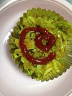 ☆簡単☆お弁当に☆キャベツのカレー炒め☆-レシピのメイン写真