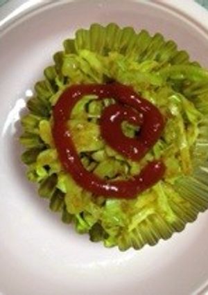 ☆簡単☆お弁当に☆キャベツのカレー炒め☆-レシピのメイン写真