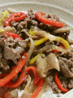 コストコ&残り食材deお手軽☆プルコギ丼-レシピのメイン写真