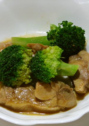 ブロッコリーと鶏肉の辛子あえ-レシピのメイン写真