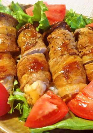 照り照り♡きのこの肉巻てりたれで簡単に-レシピのメイン写真