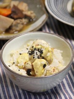 もっちり~焼き栗ごはん-レシピのメイン写真