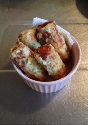 ちくわinスパムの磯辺揚げ♥︎-レシピのメイン写真