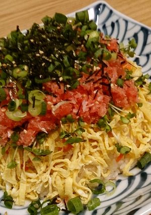 小さいボウルで☆簡単ちらし寿司ケーキ-レシピのメイン写真