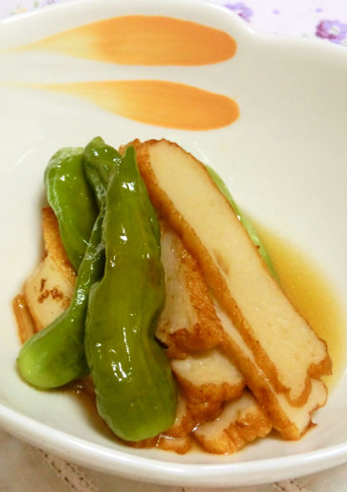 ししとうとさつま揚げの炒り煮-レシピのメイン写真
