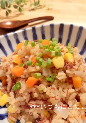 ☆炊飯器☆コンビーフの炊き込みピラフ♪-レシピのメイン写真