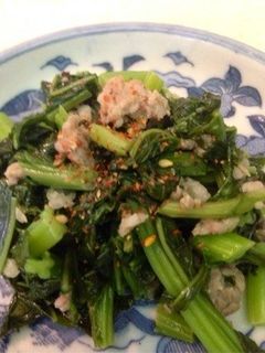 野沢菜と豚肉の炒め物-レシピのメイン写真