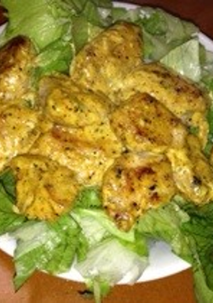 とり肉のマヨネーズ焼きカレー味！-レシピのメイン写真