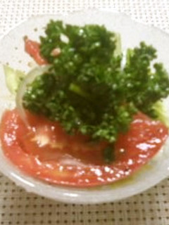 パセリとトマトのイタリアンサラダ-レシピのメイン写真