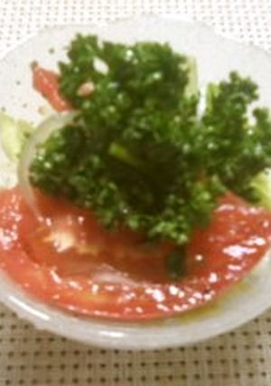 パセリとトマトのイタリアンサラダ-レシピのメイン写真