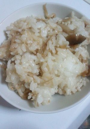 キノコのバターじょうゆの混ぜご飯-レシピのメイン写真