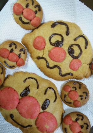 砂糖不使用！アンパンマンクッキー-レシピのメイン写真