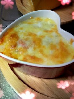 南瓜の煮物リメイク グラタン✧*。-レシピのメイン写真