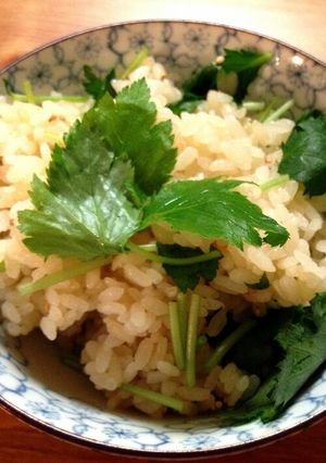 簡単！三つ葉だけ！三つ葉の炊き込みご飯☆-レシピのメイン写真