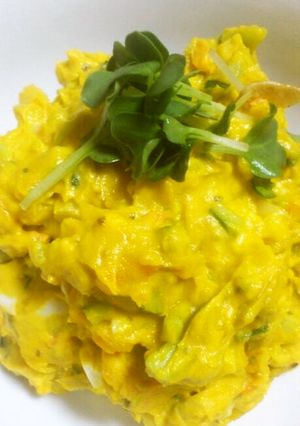 かぼちゃの野菜サラダ♪卵入り-レシピのメイン写真