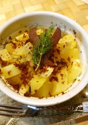 ジャガイモ＆からすみのココットカマン-レシピのメイン写真
