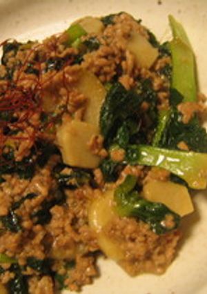 ☆青梗菜の肉味噌炒め☆-レシピのメイン写真