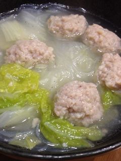 ふわふわ肉団子と白菜のスープ-レシピのメイン写真
