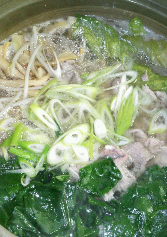 豚ともやしのとんこつ風鍋♪-レシピのメイン写真