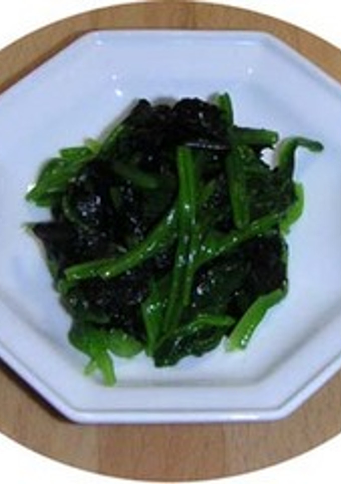 ほうれん草の海苔和え-レシピのメイン写真