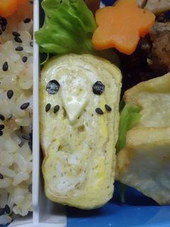 *セキセイインコの卵焼き☆キャラ弁*-レシピのメイン写真
