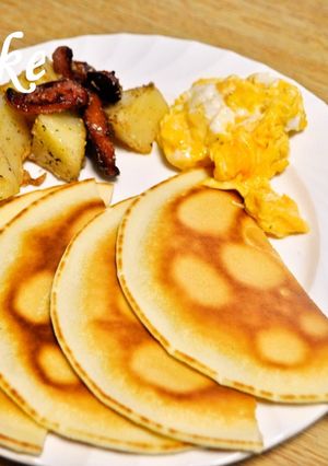 甘さ控えめ♡パンケーキ-レシピのメイン写真