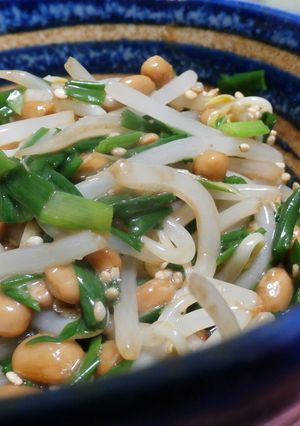 納豆とにらの和えたの-レシピのメイン写真