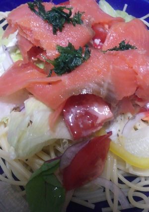 スモークサーモンのクリームパスタ-レシピのメイン写真