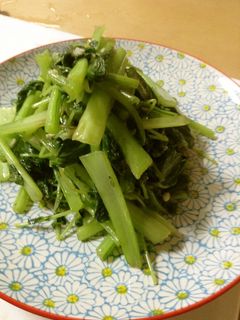 青菜炒め(小松菜と豆苗)-レシピのメイン写真