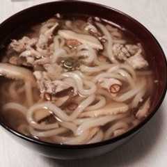 【男めし】"干ししいたけ"のうどん-レシピのメイン写真