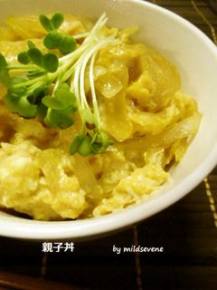 鶏胸肉で簡単!(^ω^)親子丼-レシピのメイン写真