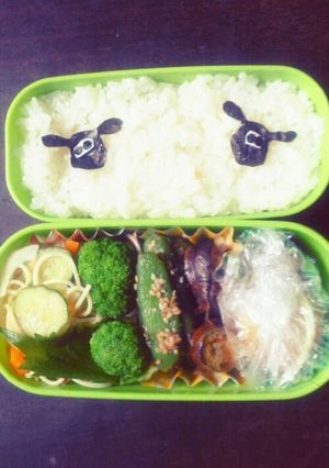 ひつじのショーンのベジタリアン弁当-レシピのメイン写真