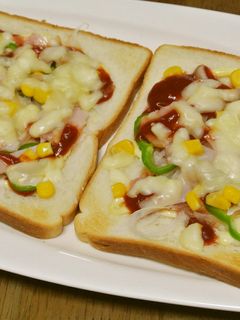 簡単♪美味しい♪うちのピザトースト♪♪-レシピのメイン写真