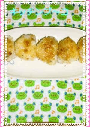 味噌マヨの焼きおにぎり-レシピのメイン写真