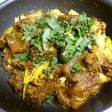 ことこと煮込んで牛筋の照焼カレー風