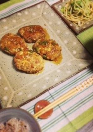 話題入りのお豆腐つくね枝豆アレンジ-レシピのメイン写真