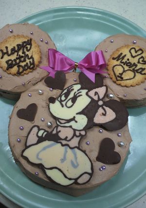 ミニーちゃん☆チョコケーキ-レシピのメイン写真