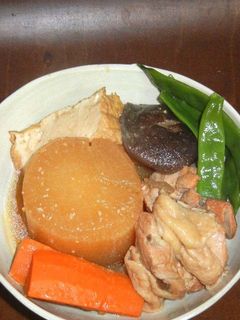 大根と鶏モモ肉味噌煮込-レシピのメイン写真