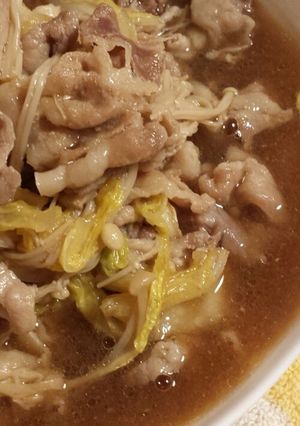 豚バラとエノキ煮♡-レシピのメイン写真
