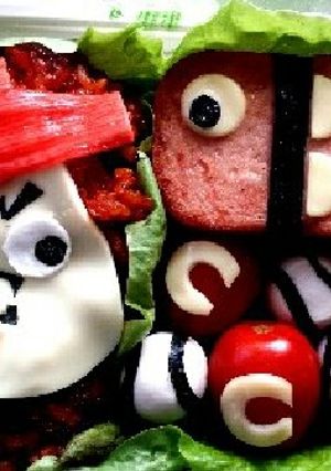 ☆広島カープ坊や　キャラ弁☆-レシピのメイン写真